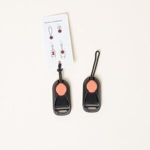 2x Peak Design Anchors Ibis Orange & 2x camera strap mounts for 3/4" wide strap